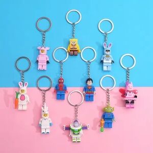 leg0 minifigures keychain/keyring figurine collectible b4tm4n av3ng3rs dc comics